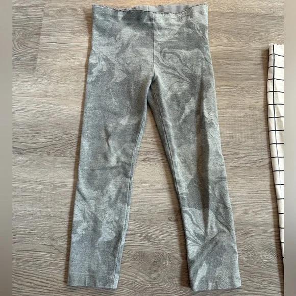 4T Tea collection leggings set - Black, Gray, and Cream - Picture 8 of 8